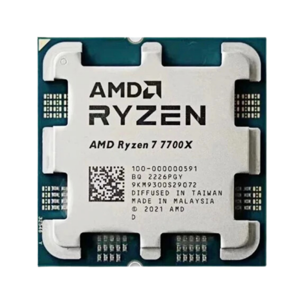 AMD RYZEN 7 7700x4.5GHZ 40MB 105W AM5 BOX (FANLI, KUTULU)-93933