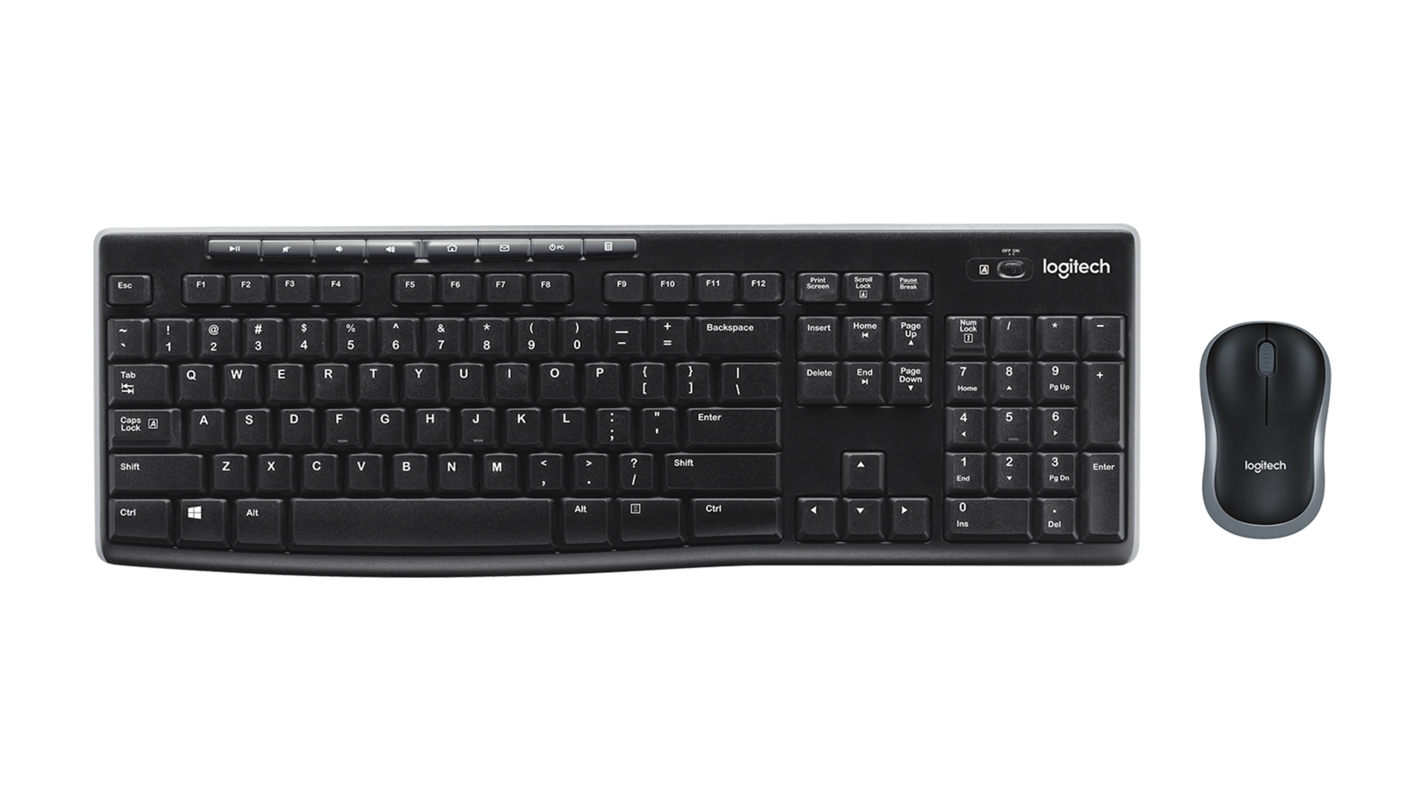 LOGITECH 920-004525 MK270 Q TR Kablosuz Set Siyah