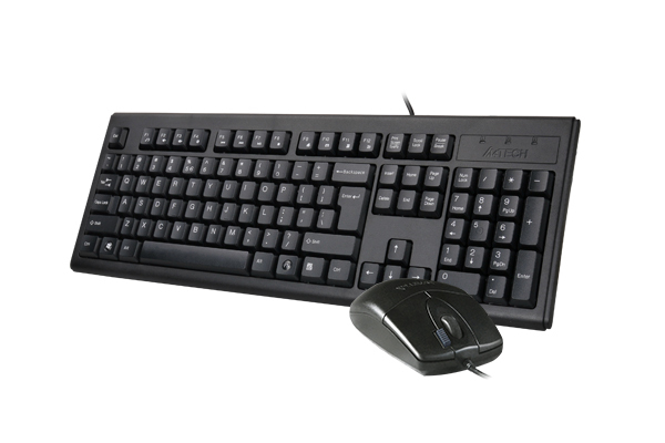 A4TECH KM-72620D/USB Q TR Standart Siyah Klavye Mouse Set