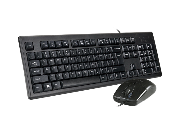 A4TECH KM-72620D/USB Q TR Standart Siyah Klavye Mouse Set-92497