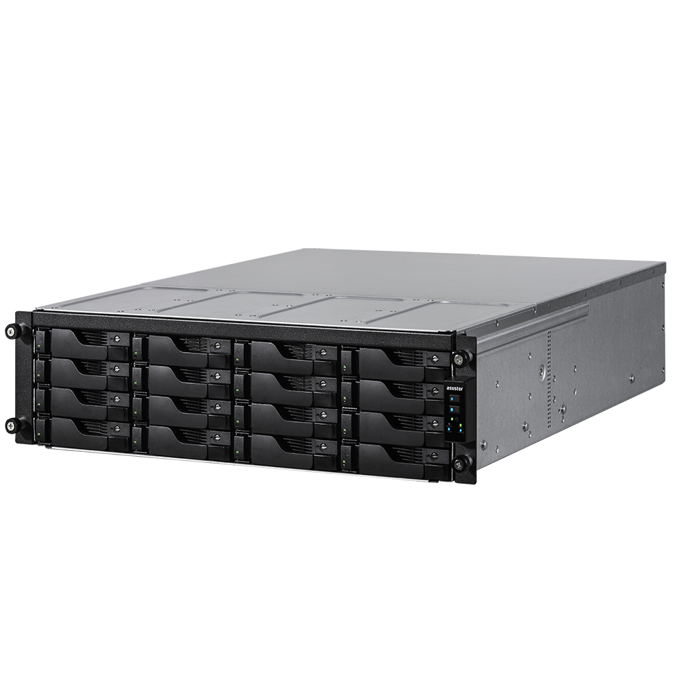 ASUSTOR AS7116RDX INTEL E-2224 16 BAY NAS (16X18TB SUPPORT) 8GB DDR4 ECC (128GB SUPPORT) M.2 SLOTS X2 GBE X4 PCIE GEN3 X3 USB 3.2 X4 USB-96023