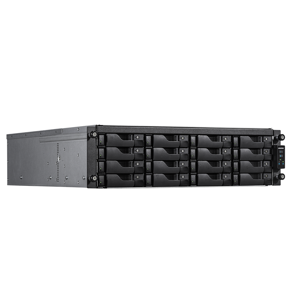 ASUSTOR AS7116RDX INTEL E-2224 16 BAY NAS (16X18TB SUPPORT) 8GB DDR4 ECC (128GB SUPPORT) M.2 SLOTS X2 GBE X4 PCIE GEN3 X3 USB 3.2 X4 USB-96026