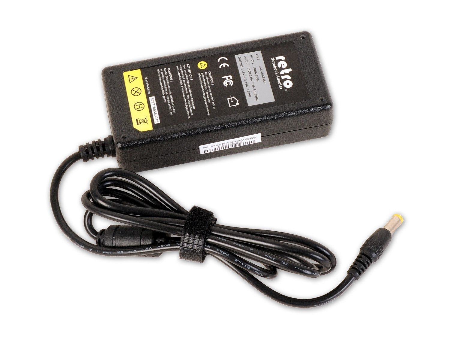 RETRO RNA-SG02 RETRO Samsung 19V 3.16A 60W Notebook Adaptör RNA-SG02