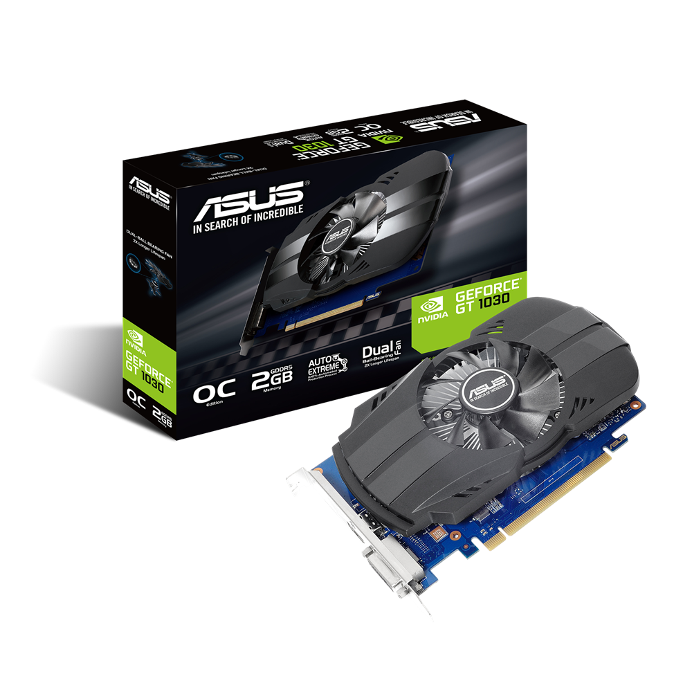 ASUS GeForce GT 1030 2GB Phoenix OC GDDR5 64Bit