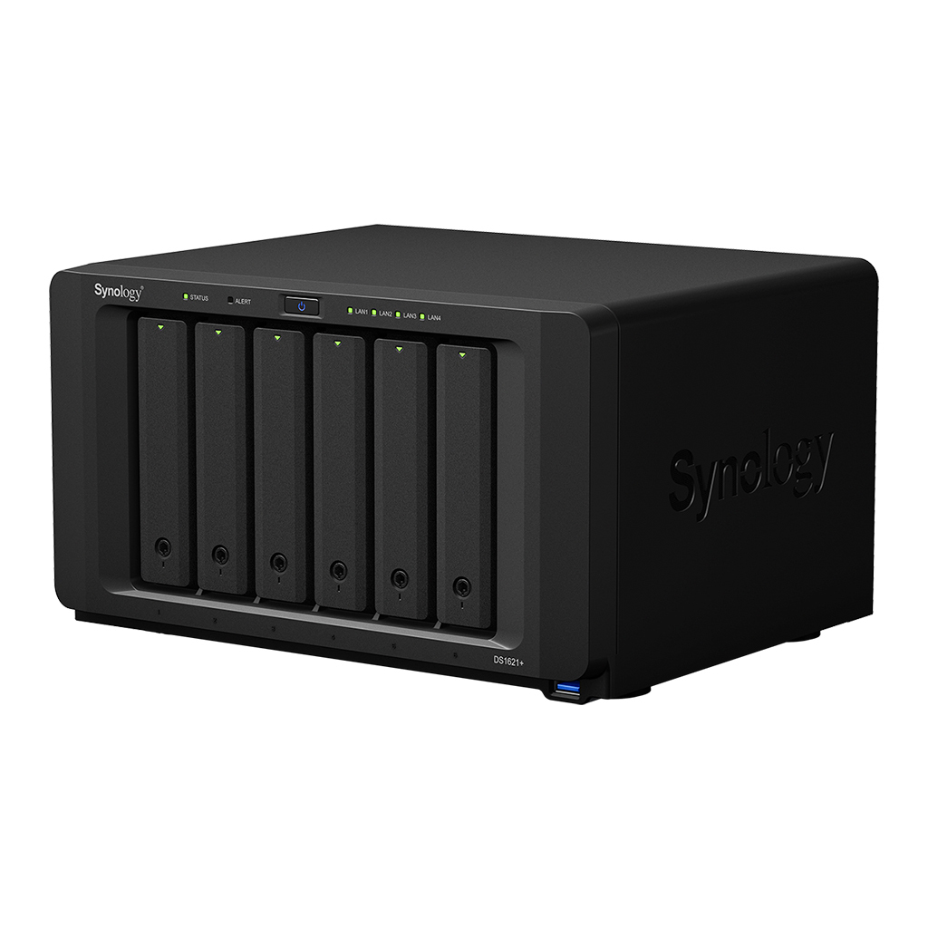 SYNOLOGY DS1621PLUS NAS 6 ADET 3.5 DISK DESTEKLI STORAGE