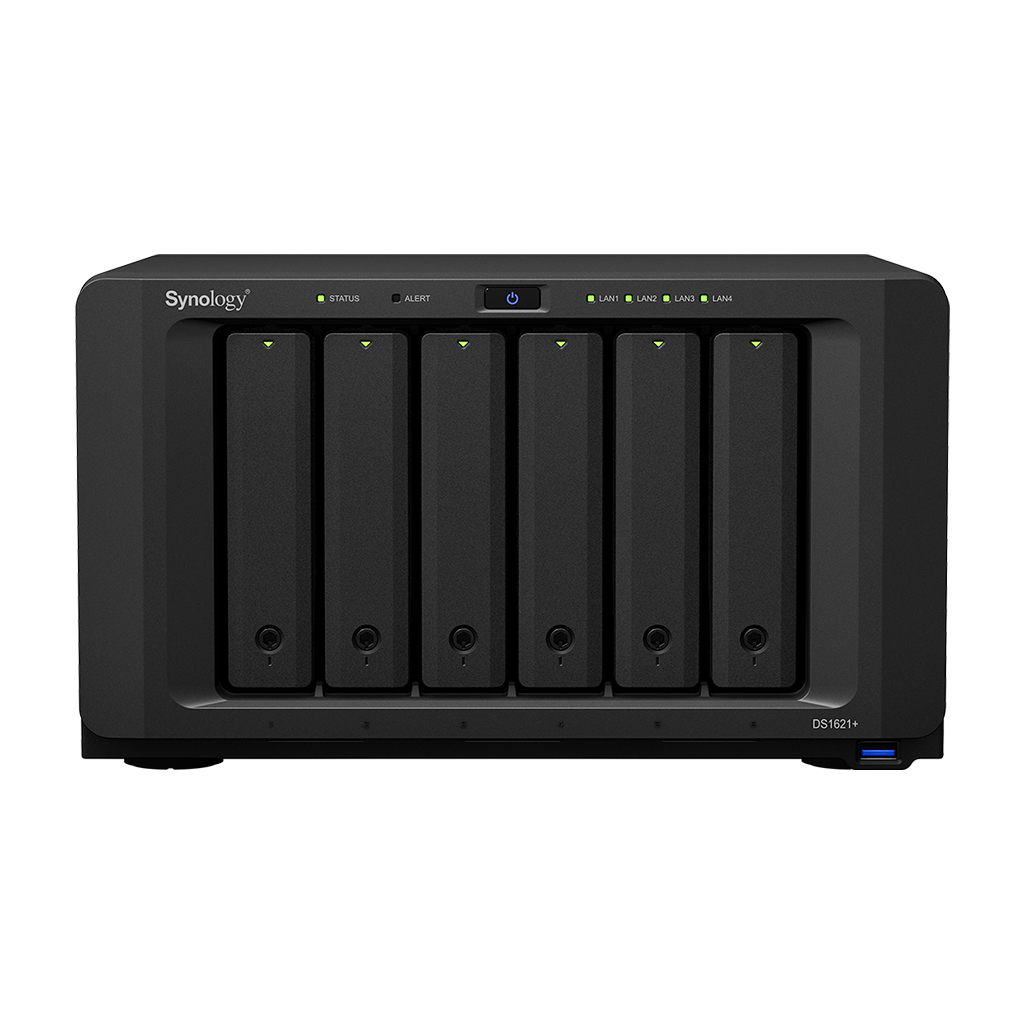 SYNOLOGY DS1621PLUS NAS 6 ADET 3.5 DISK DESTEKLI STORAGE-89187