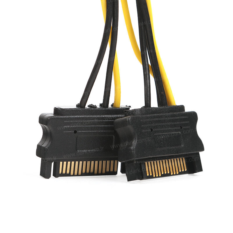 DARK DK-CB-P203 6+2 PCI-E Dönüştürücü (2 x sata güç/6 + 2 PCI-E) GÜÇ KABLOSU-88517
