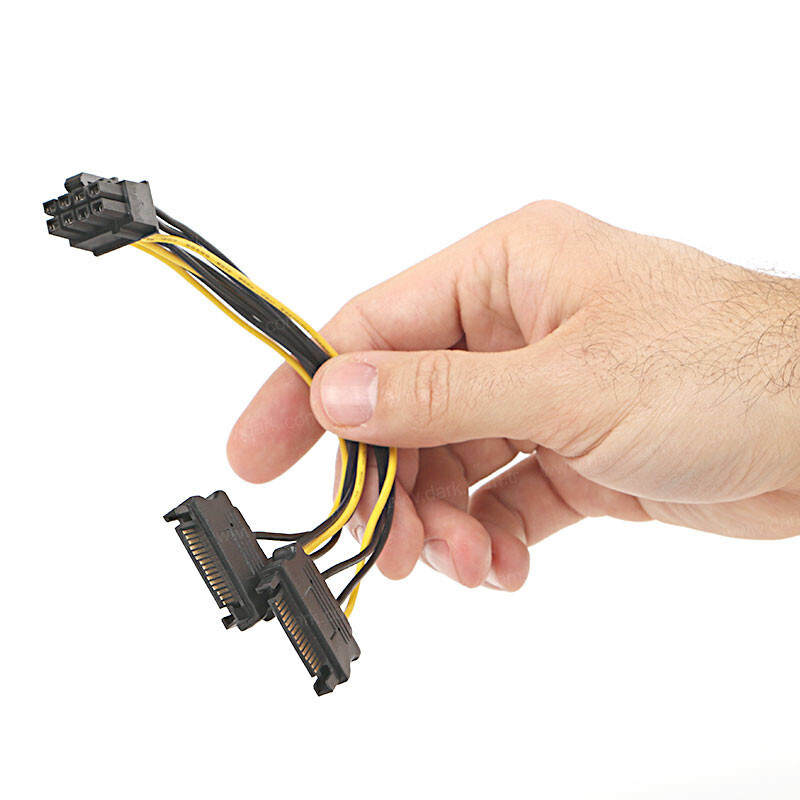 DARK DK-CB-P203 6+2 PCI-E Dönüştürücü (2 x sata güç/6 + 2 PCI-E) GÜÇ KABLOSU-88519
