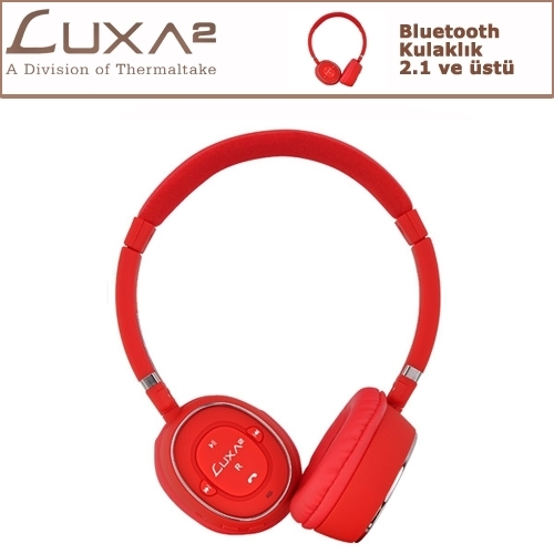 LUXA2 Bluetooth Kulaklık-Kırmızı LHA0049