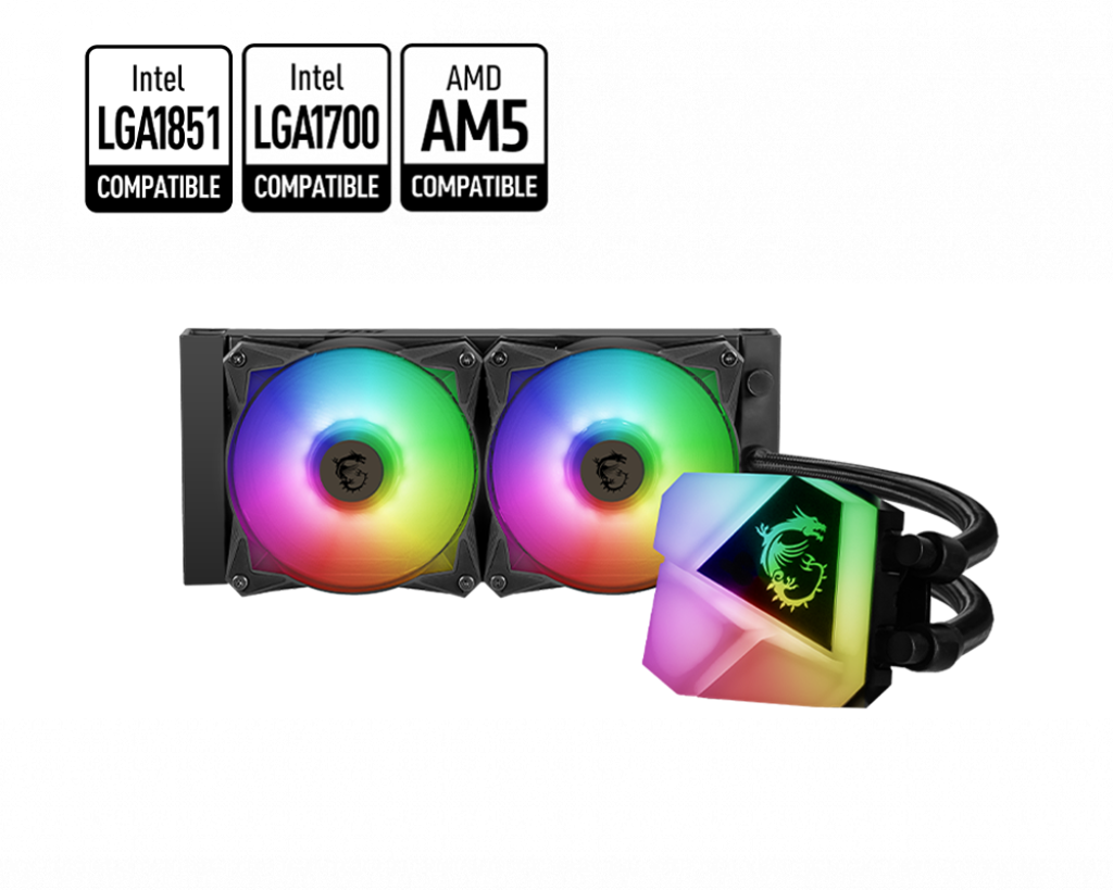 MSI MAG CORELIQUID C240 240 mm ARGB Sıvı İşlemci Soğutucusu