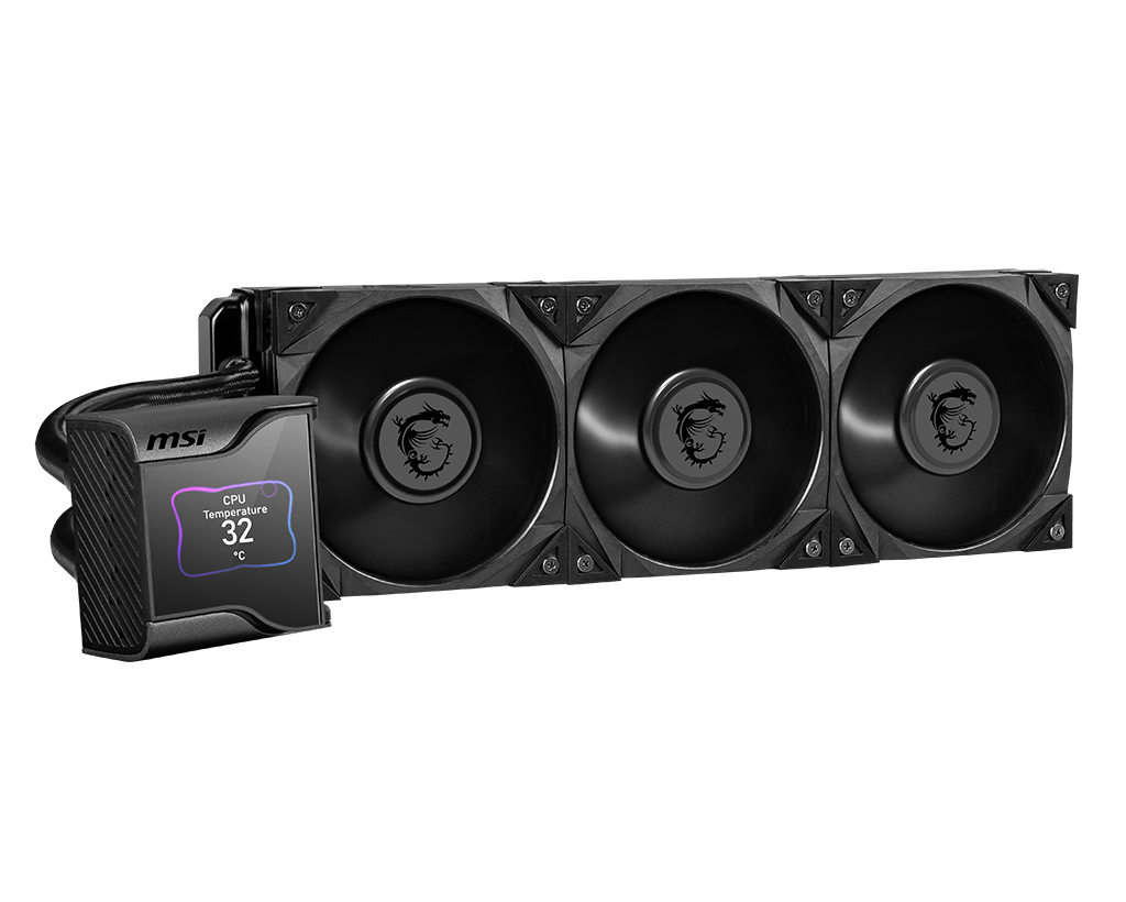 MSI  MEG CORELIQUID S360 360 mm Silent ARGB LCD Ekranlı İşlemci Sıvı Soğutucu-83356