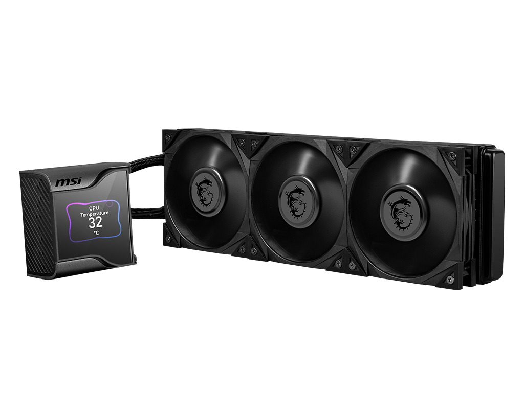 MSI  MEG CORELIQUID S360 360 mm Silent ARGB LCD Ekranlı İşlemci Sıvı Soğutucu-83357