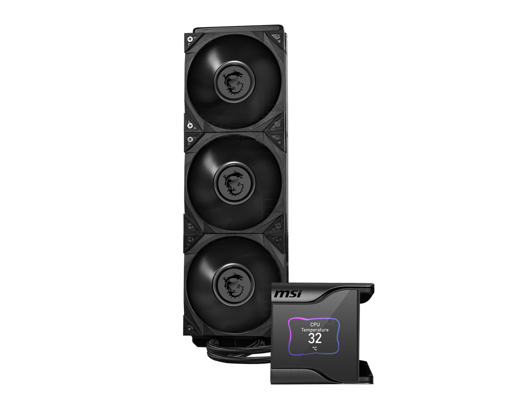 MSI  MEG CORELIQUID S360 360 mm Silent ARGB LCD Ekranlı İşlemci Sıvı Soğutucu-83358