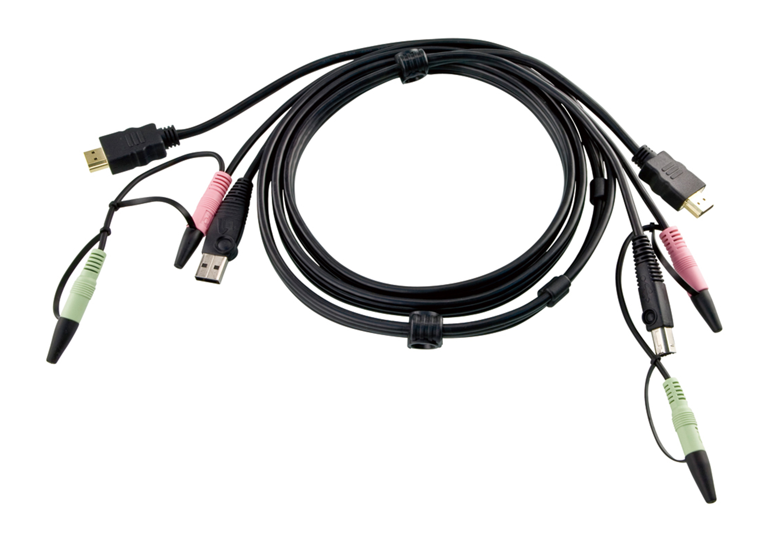 ATEN 2L-7D02UH 1 8M USB HDMI KVM CABLE