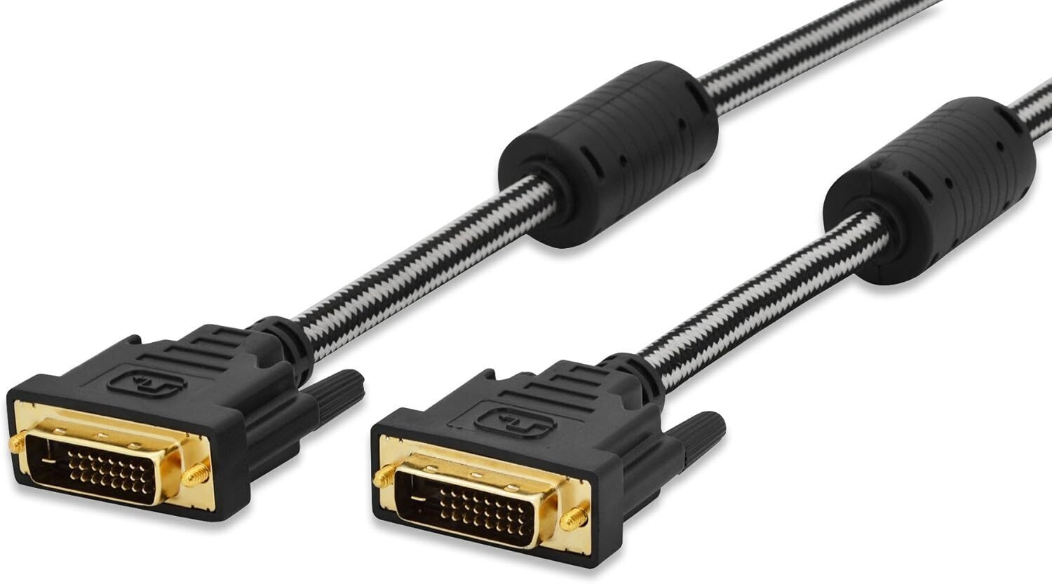 EDNET ED-84520 DVI Bağlantı Kablosu, DVI-D (24+1) Erkek-DVI-D (24+1) Erkek, 2x ferrit-91434