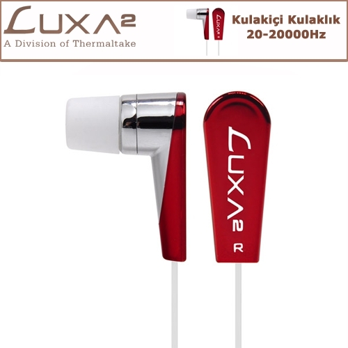 LUXA2 F2 Kulak İçi Kulaklık-Kırmızı LHA0010