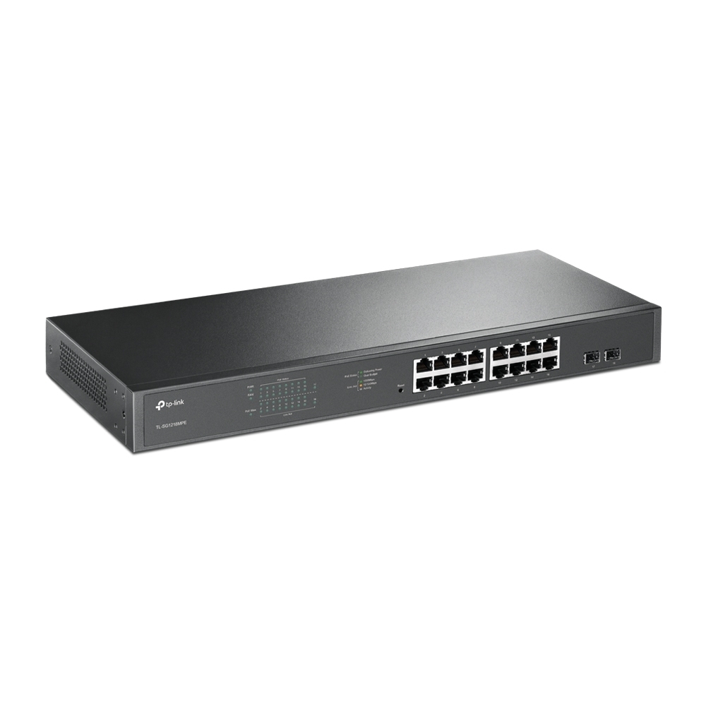 TP-LINK TL-SG1218MPE 16 PORT 10/100/1000 + 2 PORT GIGABIT YÖNETİLEBİLİR POE SWITCH-87873
