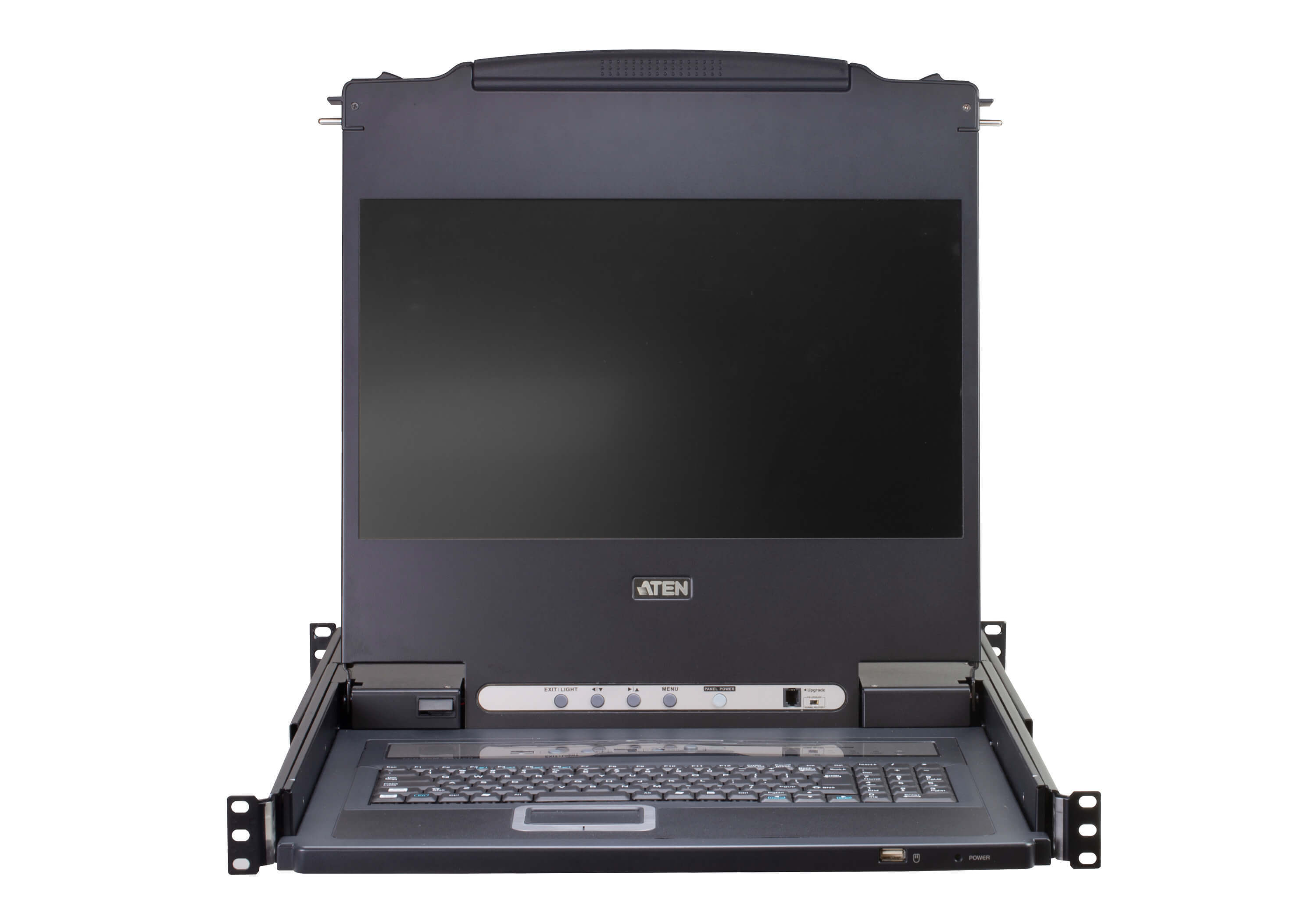 ATEN Sürgülü Kasaya Sahip, 17" LCD Ekran,KVM Switch ATEN-CL5716MT