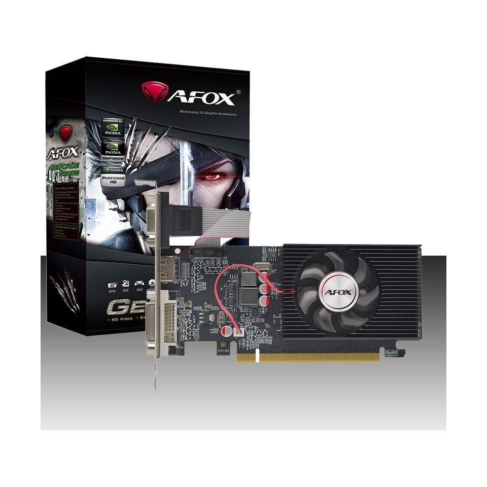 AFOX AF220-1024D3L2 GT220 1GB DDR3 VGA HDMI DVI