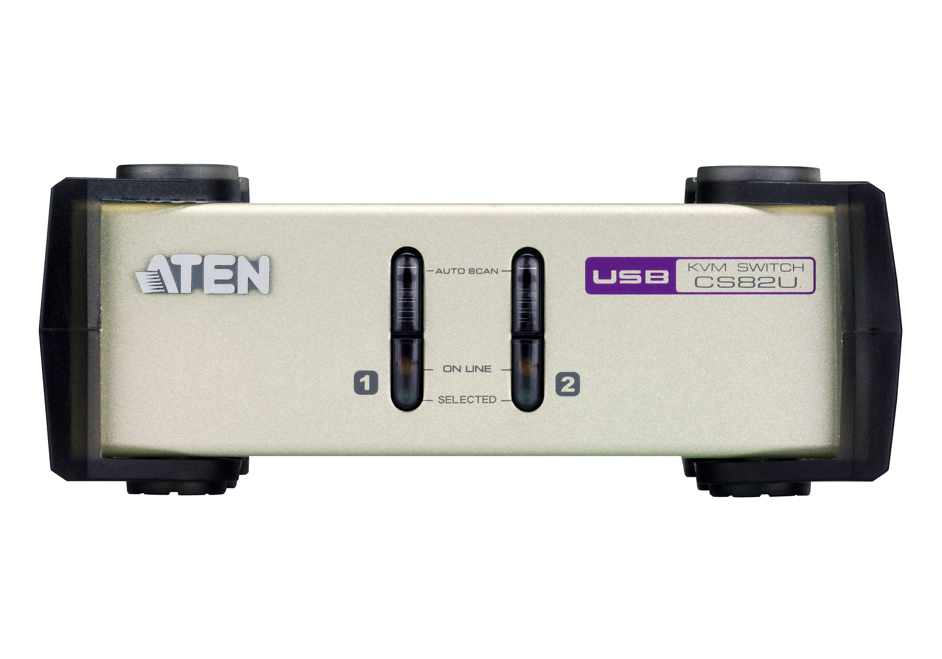 ATEN CS82U-AT Cubiq 2 Port USB & PS/2 KVM Switch-79722