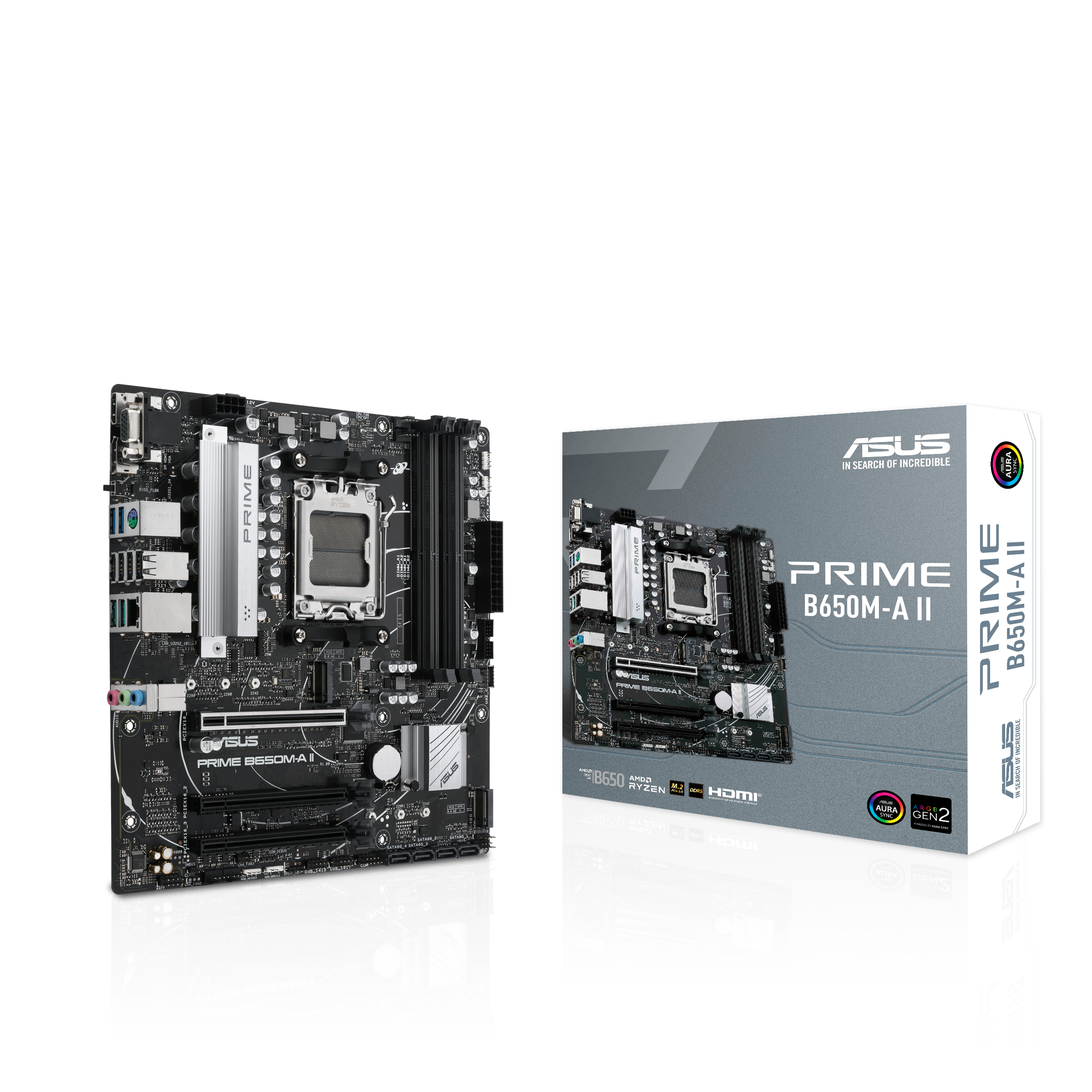 ASUS Prime B650M-A II AM5 Ryzen DDR5 Vga Hdmi Dp