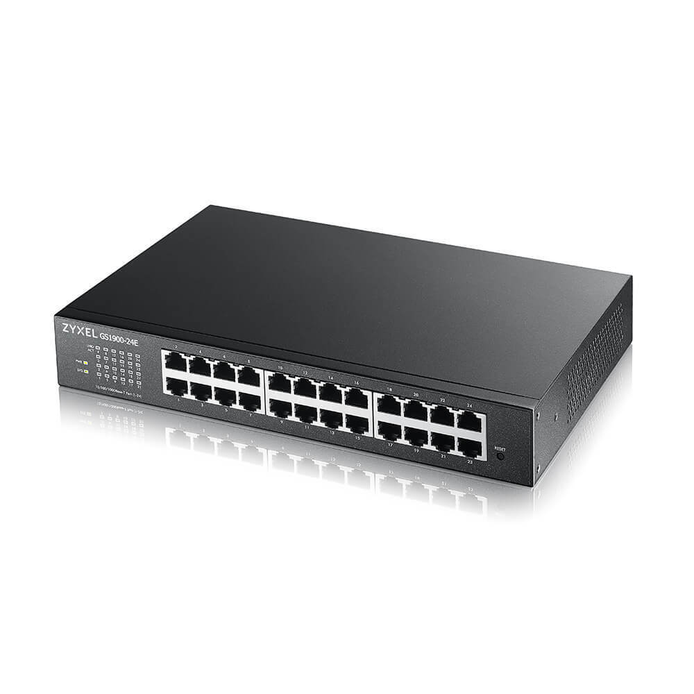 ZYXEL GS1900-24-EU0102F 24 PORT 24x10/100/1000 + 2xDUAL SFP L2 WEB YÖNETİLEBİLİR SWITCH