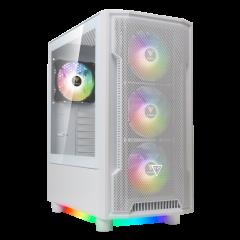 GAMDIAS GAMDIAS ATHENA M6 Lite WH, 750W, Tempered Glass, Mesh, ARGB, 80+ Bronze, ATX, White Edition, GAMING KASA