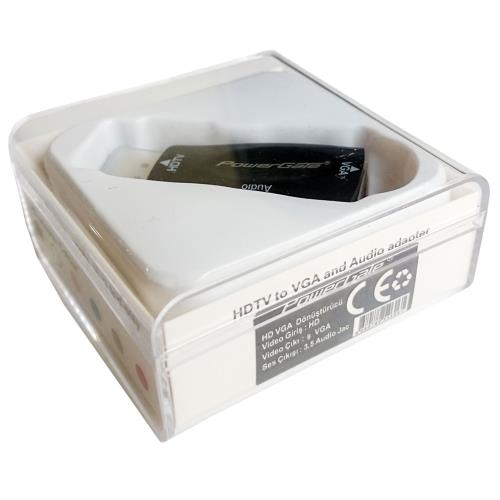 POWERGATE  POWERGATE PG-HTV01, HMDI To VGA Ã‡evirici AdaptÃ¶r 