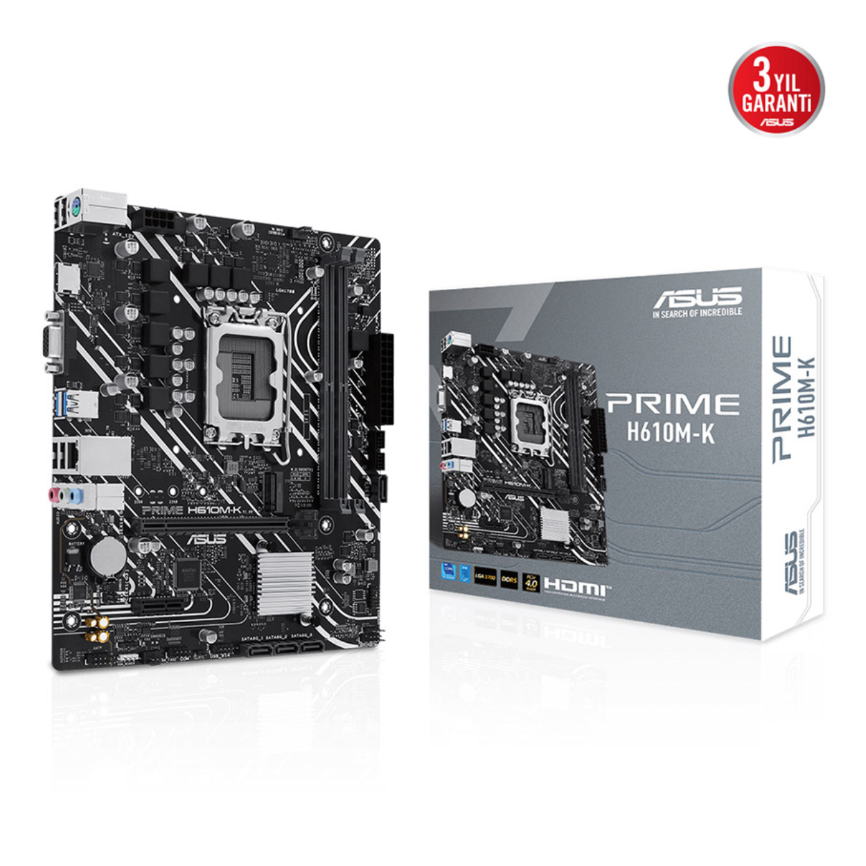 ASUS Asus Prime H610M-K D5 1700P Vga Hdmi-30005