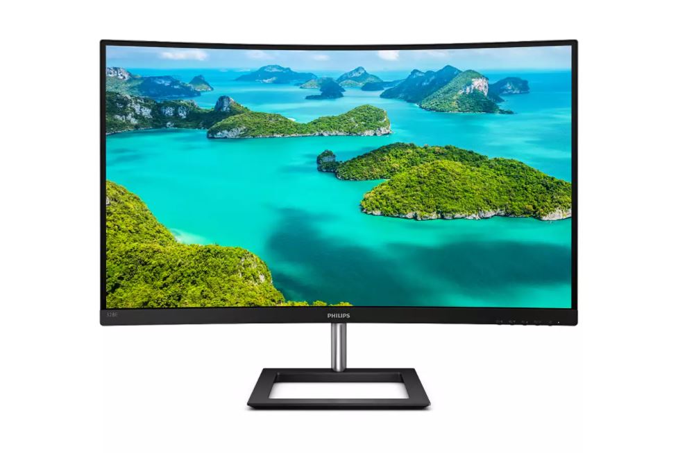 PHILIPS 31.5" Philips 328E1CA/00 4ms 60Hz UHD 2xHDMI DP MM Siyah Curved Monitör