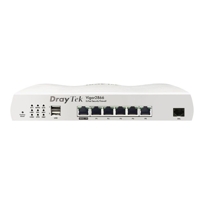DRAYTEK  Vigor 2866 VDSL2 & ADSL2 Dual-WAN Firewall