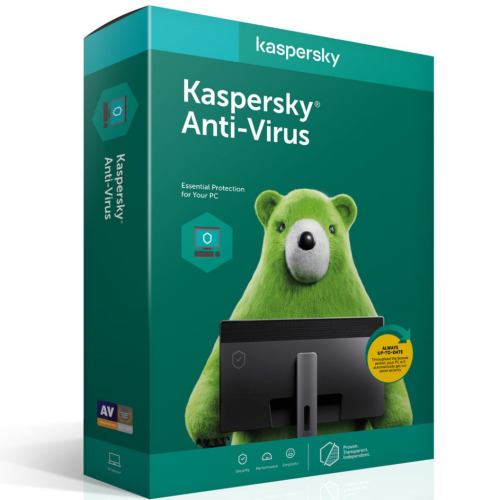 KASPERSKY Kaspersky ANTIVIRUS 3 Kullanıcı, 1 YIL, Kutulu Ürün