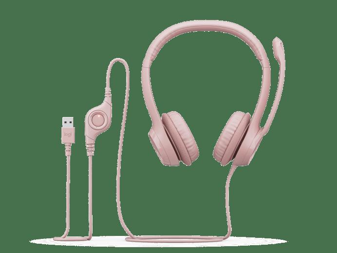 LOGITECH Logitech H390 Kablolu Kulaklık Pembe 981-001281