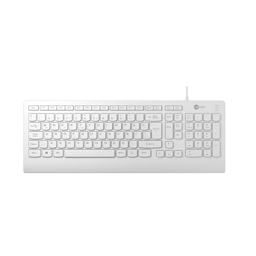 LENOVO LENOVO LECOO KB103 BEYAZ KABLOLU Q KLAVYE
