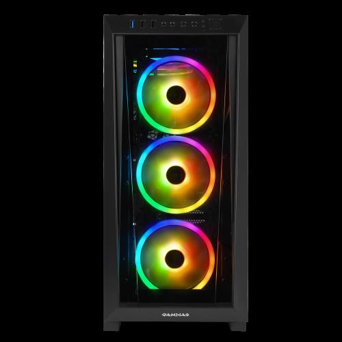 GAMDIAS  TALOS M1 Elite, 850W, Tempered Glass, ARGB, 80+ Bronze, ATX GAMING KASA-48507