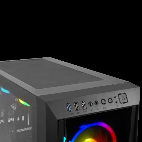 GAMDIAS  TALOS M1 Elite, 850W, Tempered Glass, ARGB, 80+ Bronze, ATX GAMING KASA-48509