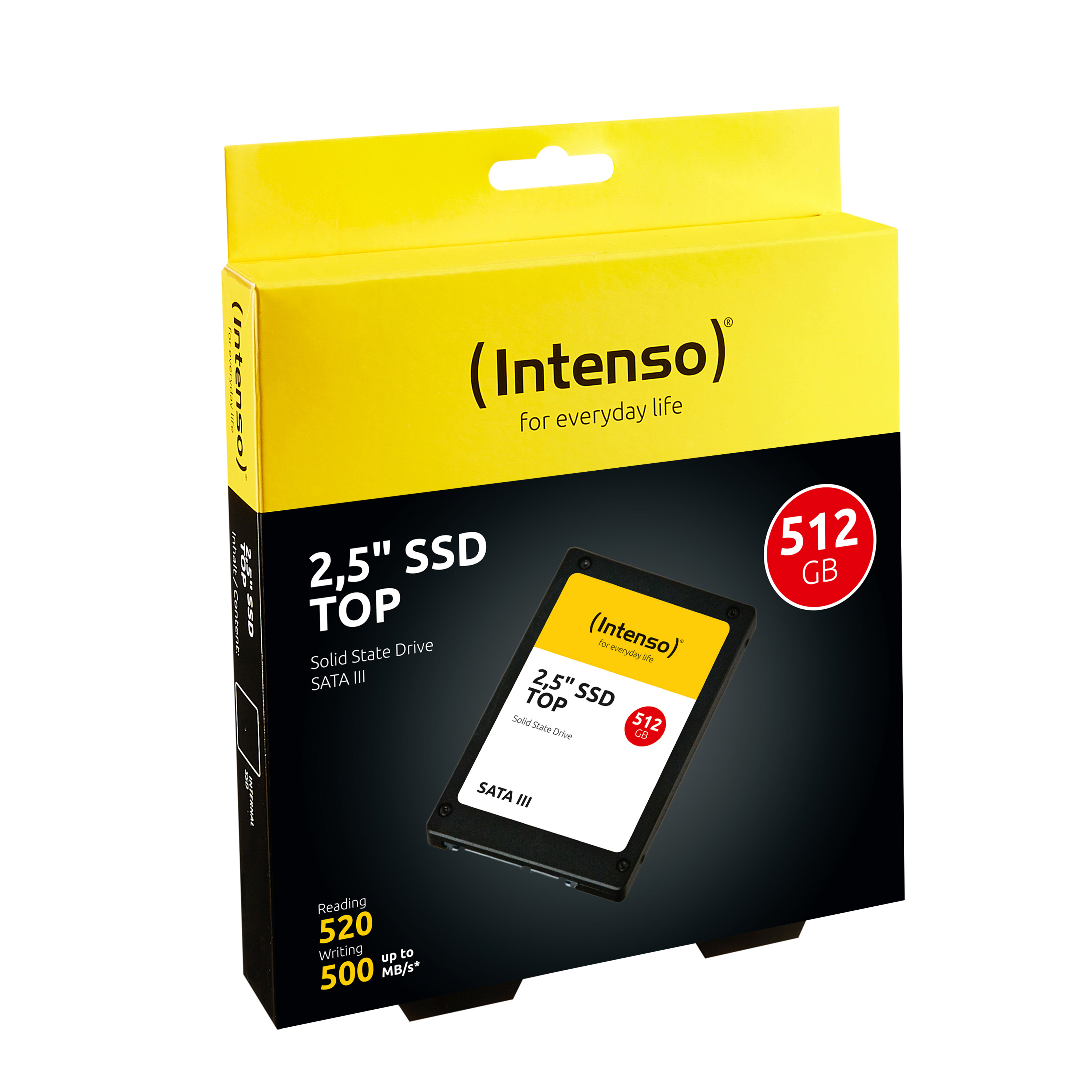 INTENSO  512GB 2.5" 520-500MB/s  SATA III SSD (3812450)