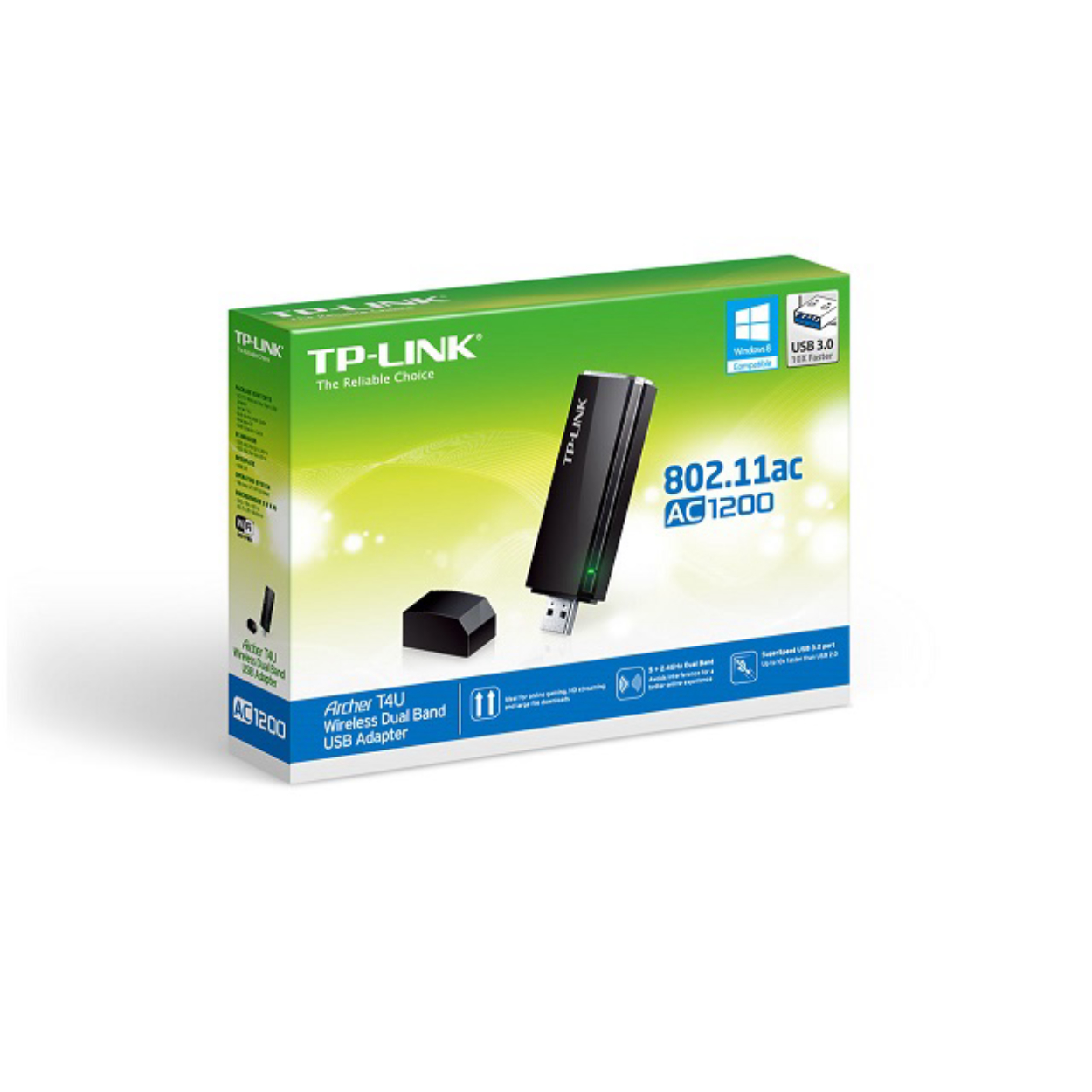 TP-LINK Usb Adaptör 867Mbps 5Ghz+300Mbps 2.4Ghz Dual Band-21244