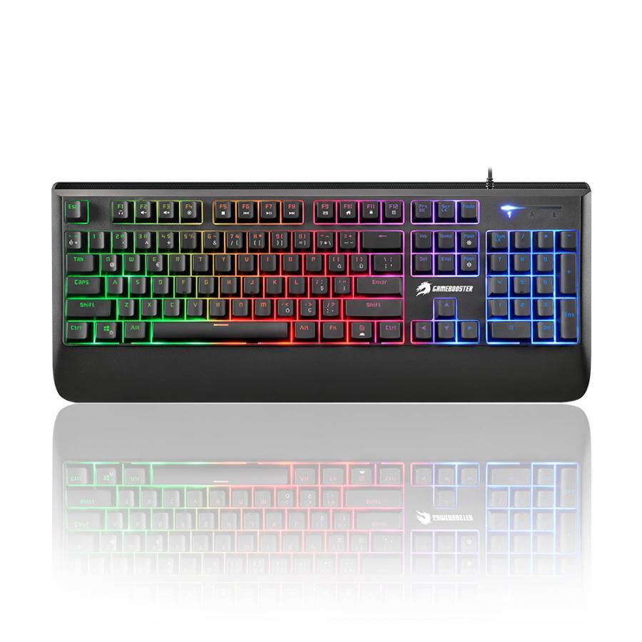 GAMEBOOSTER  g4 pulsefire rainbow aydınlatmalı semi-mechanical oyun klavyesi
