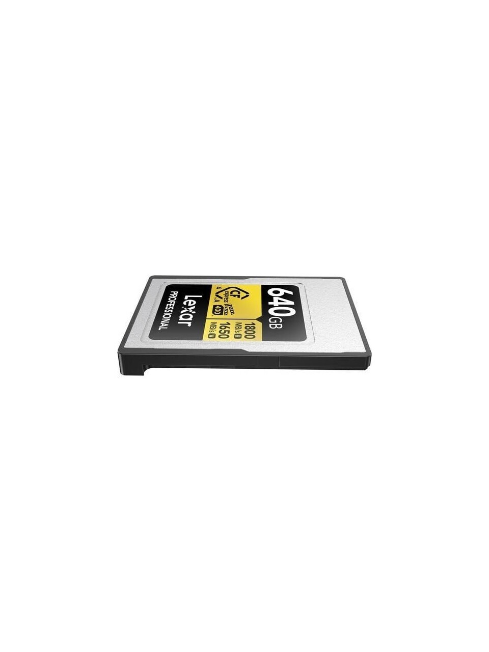 LEXAR LEXAR 640GB LCAGOLD640G-RNENG CF-EXP PROFESSIONAL CFEXPRESS 4.0 TYPE A CARD GOLD SERIE UP TO 1800MB/S READ 1650MB/S WRITE VPG 400 IP68-57259