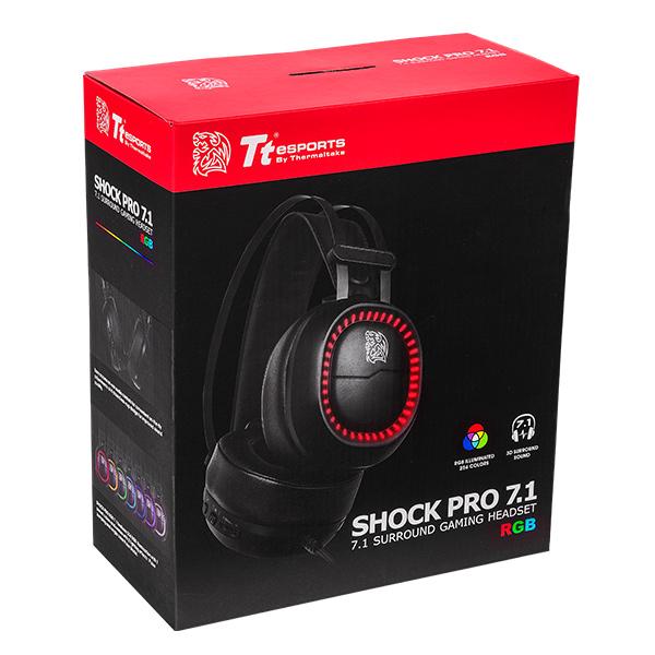 TT ESPORTS thermaltake  shock pro rgb 7.1 siyah oyun kulaklığı-58453
