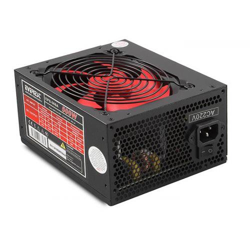 EVEREST  EPS-500A, 500W, 12cm Fan, ATX, GAMING Power Supply (PSU)-46822