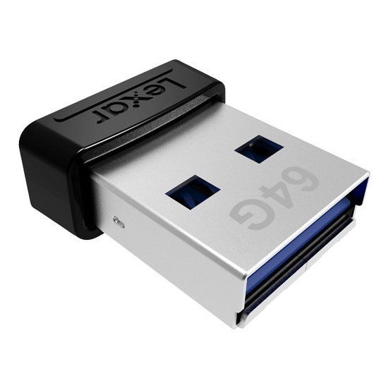 LEXAR 64GB LJDS47-64GABBK USB BELLEK JUMPDRIVE USB 3.1 S47 64GB BLACK PLASTIC HOUSING UP TO 250MB/S