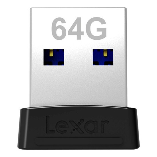 LEXAR 64GB LJDS47-64GABBK USB BELLEK JUMPDRIVE USB 3.1 S47 64GB BLACK PLASTIC HOUSING UP TO 250MB/S-39158