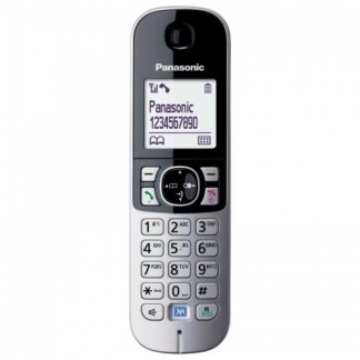 PANASONIC PANASONIC KX-TG6811 TELSİZ TELEFON (Siyah) 18 Saat Konuşma, 170 Saat Bekleme, 120 Kişilik Rehber-69948