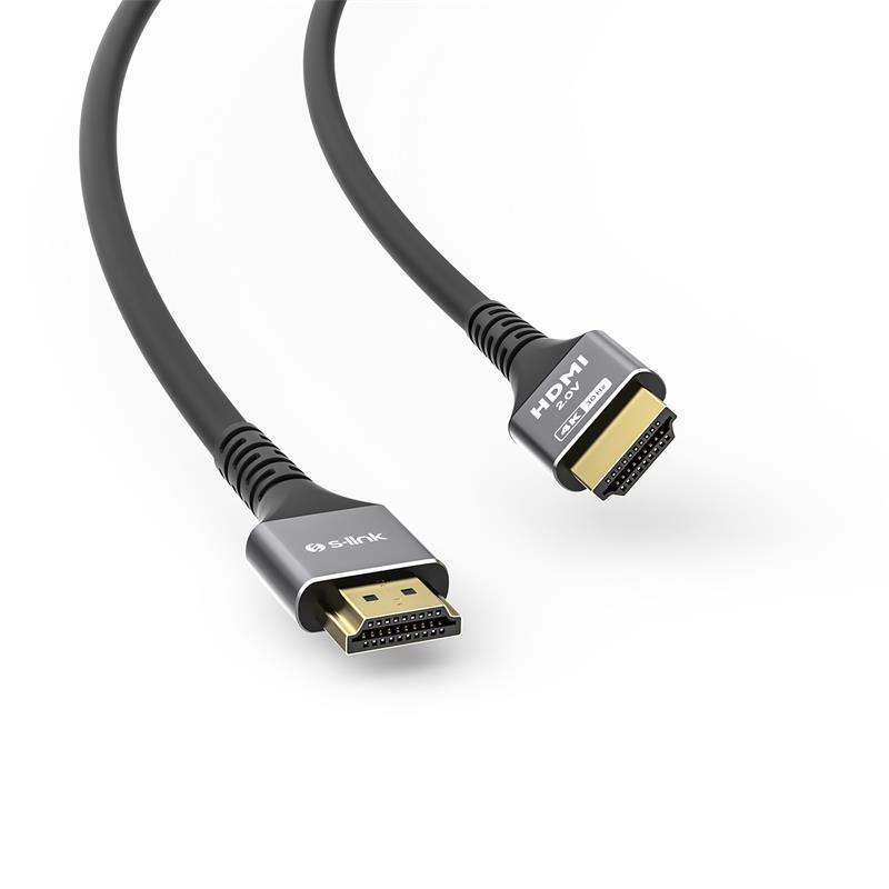 SLINK S-LINK SLX-HD4K30 19+1 HDMI TO HDMI 30M METAL V2.0 4K (4096*2160) 30HZ KABLO 