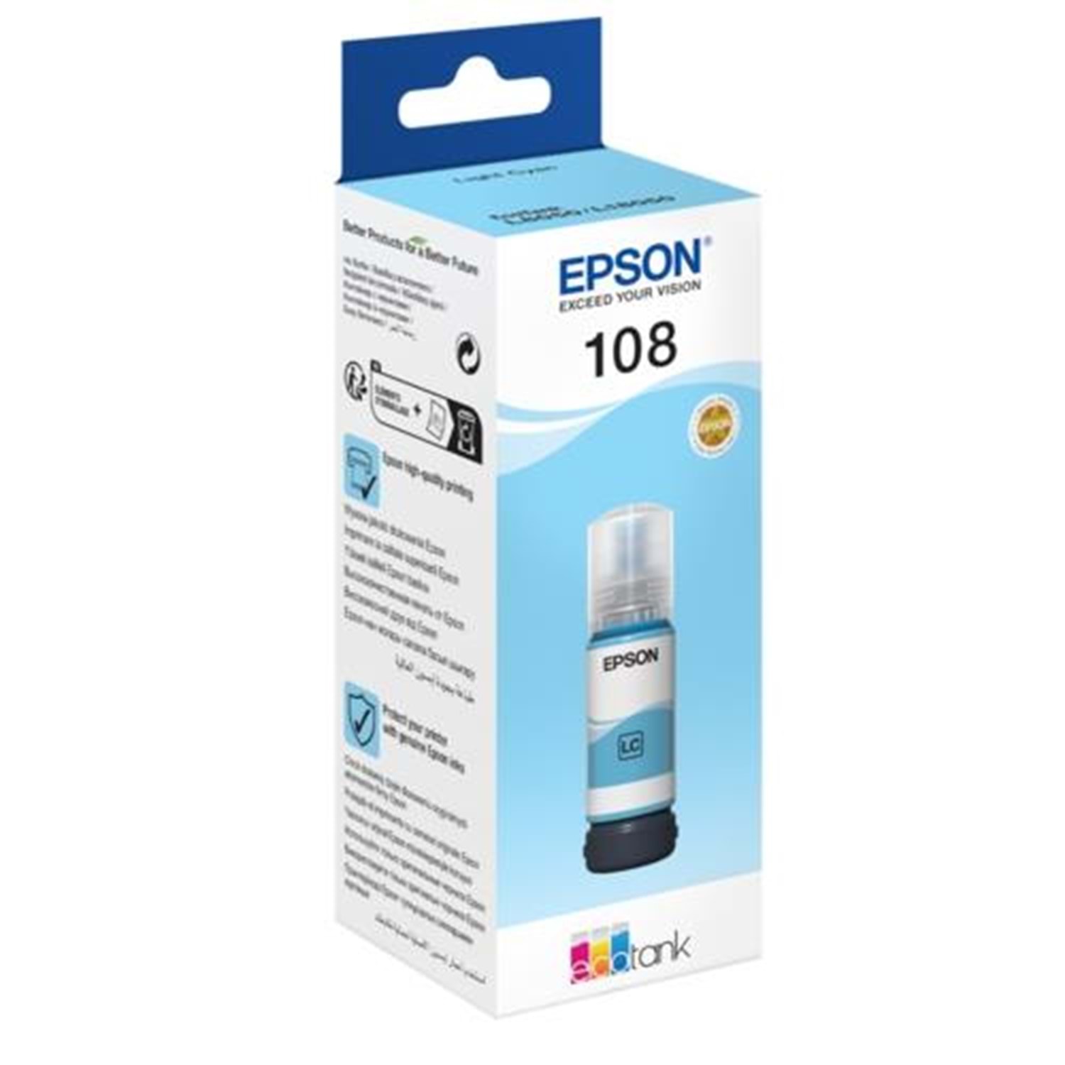EPSON  C13T09C54A (108) AÇIK MAVİ MÜREKKEP L10850
