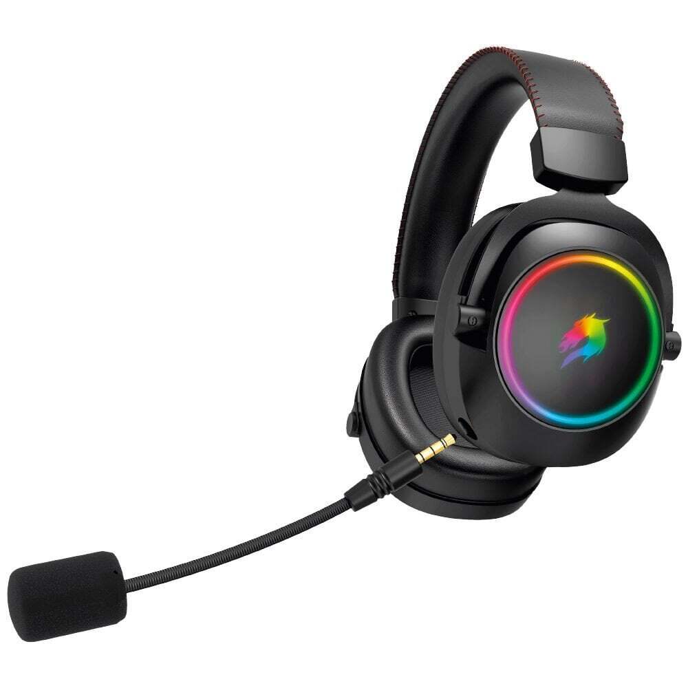 GAMEBOOSTER  WBH44  RGB Wireless 2.4G+BT Siyah Oyuncu Kulaklığı-60352