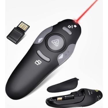 QPORT QPORT Q-SUN400 2.4 GHZ USB KIRMIZI LAZERLİ SUNUM KUMANDASI - PRESENTER