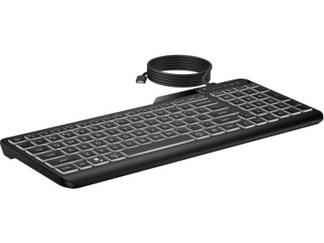 HP  405 Aydınlatmalı Kablolu Türkçe Klavye - Siyah-69601